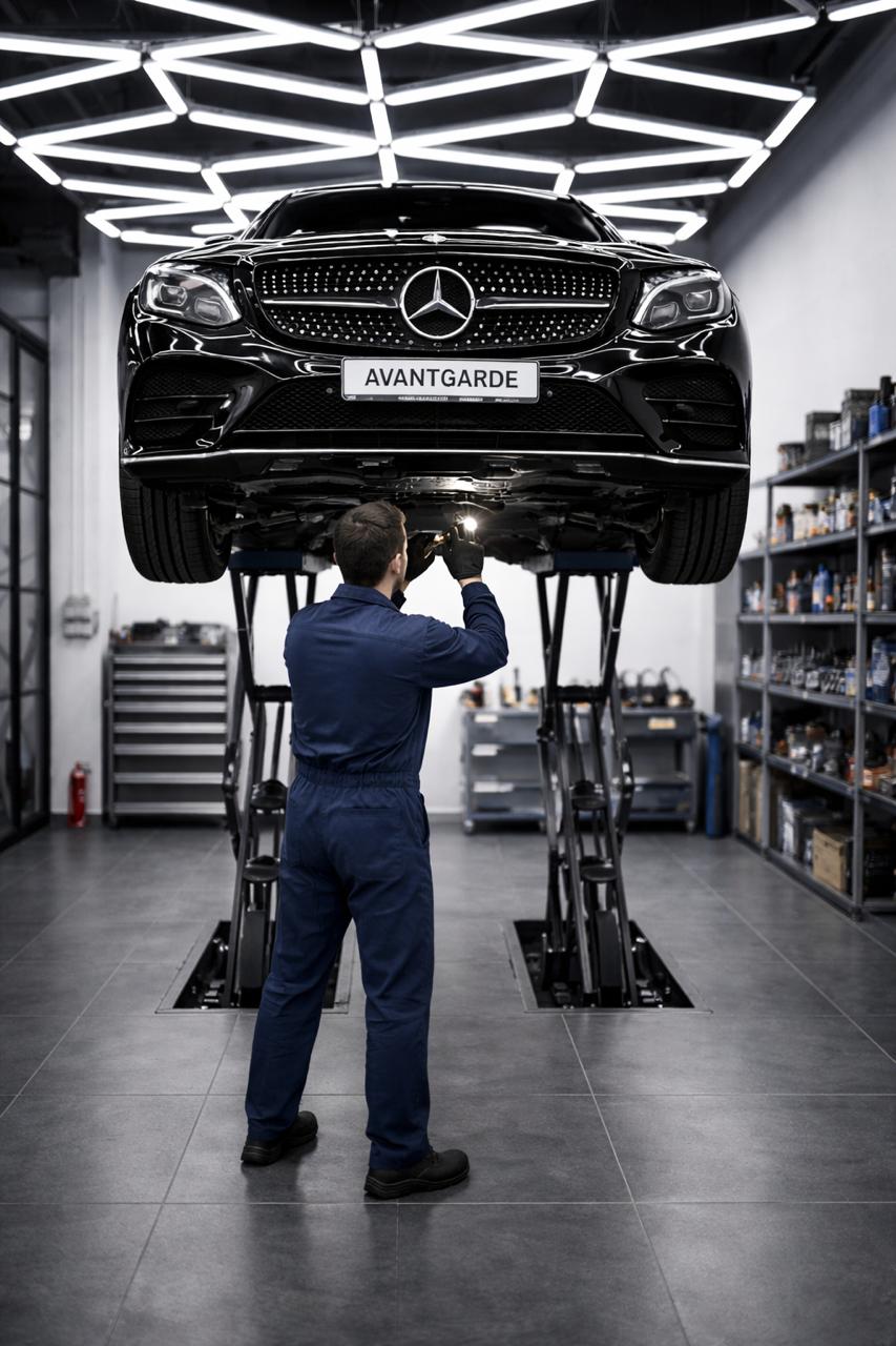 BMW dans garage à Erstein